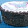 Vintage Chinese Canton Enamel on Brass  Trinket Box Image 9