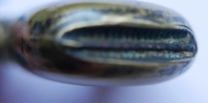 Antique Engraved Vesta Case Match Striker