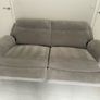 3 Seater Fabric Electric Recliner Sofa Light Grey Image 3
