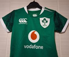 Ireland Rugby Jersey.  Official Canterbury Jersey and Shorts Set. Boys Girls 12 Months / 1 Year. Collect In Dublin Or Receive Via Post.