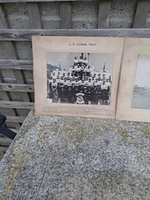 2 original pictures from irish navy ship Le Cliona