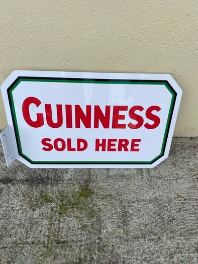 GUINNESS double sided sign