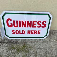 GUINNESS double sided sign