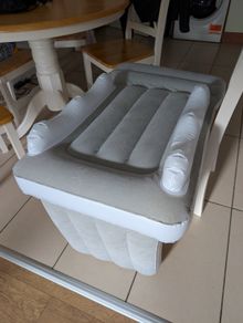 Kids blow up bed