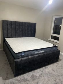 New Bed Frame Double Size Bed King Size Bed -Gaslift Bed-Ottoman Beds- 4ft Beds 4ft6 Bed 5ft Bed 6ft Bed Double Bed Small Double Bed King Bed Superking Bed Single Bed -Bed with Mattress Bed Frame