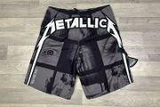 Vintage Billabong Metallica Limited Edition Board Shorts Mens W36
