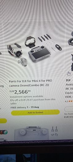 DJI Mini 4 Pro Fly More Combo (DJI RC 2)  Like New
