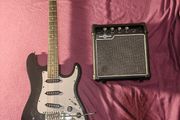 Guitar with amp and gigbag