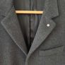 SANDRO Coat men XS grey great quality wool cashmere and condition Image 8