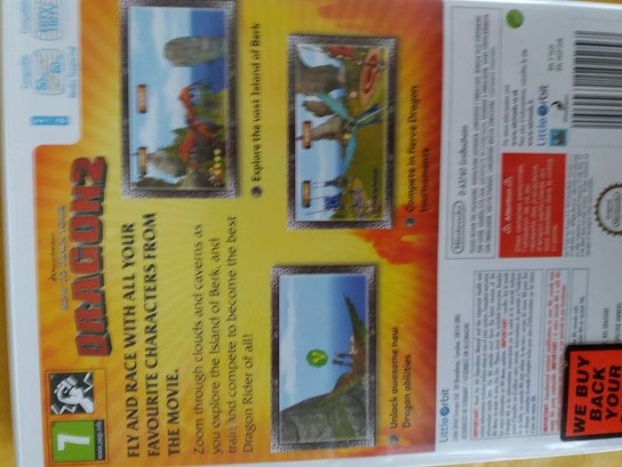 How to train your Dragon 2 Nintendo Wii