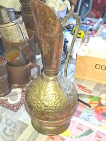 Antique Copper Jug, likely Middle Eastern