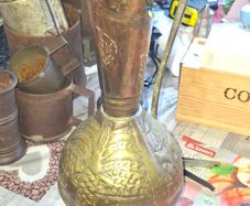 Antique Copper Jug, likely Middle Eastern