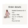 Baby pram suit onesie Image 2