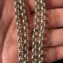sterling silver pocket watch chain Image 9