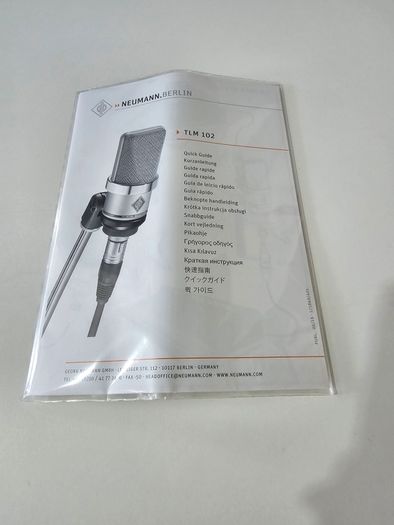 Neumann TLM 102 Condenser Microphone, Excellent Condition