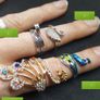 Knitting Crochet Adjustable Tension Rings Image 2