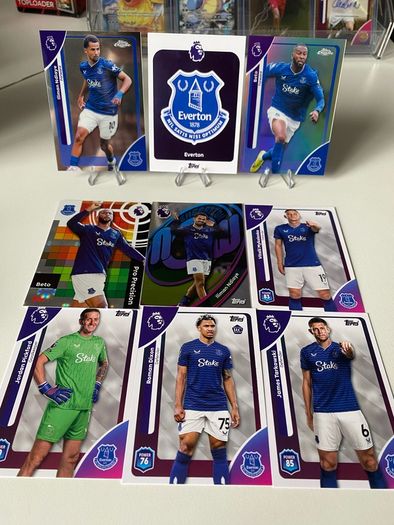 2025/2026 Topps Chrome and premiere league topps cards