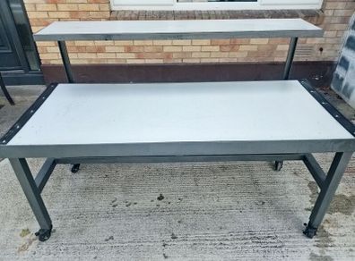 work bench on wheels.