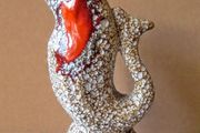 Large 1970s fish vase
