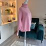 Girls Pink Knitted Roll Neck Jumper from Destination Image 7