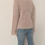 H&M Knitted V Neck Sweater Beige Size S Image 2