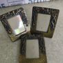 Set of 3 Ornate Black & Gold Small Photo Frame With  French bow , Largentiere, with the tagline ITALY STYLE. Image 8
