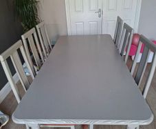 8 seater dining table and chairs