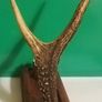 Handcrafted Deer Antler Desk Pen Display Stand Image 5