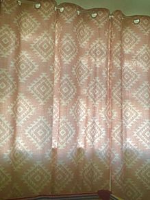curtains.  Lovely pink curtains 90/82