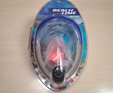 BEACH LINE snorkel full face mask breathing tube surface snorkelling Adult size BRAND NEW