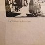 Extremadura Spain Woodblock Print by  Juan Castells Signed Image 3