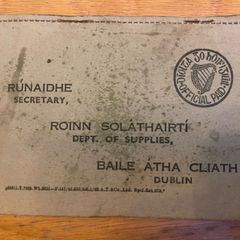 Irish Ration Book from WW2 period