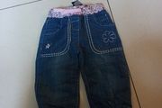 Dunnes Stores  Denim Print Waistband  Baby Girls Trousers.  Age 9-12 months.  B.N.W.T