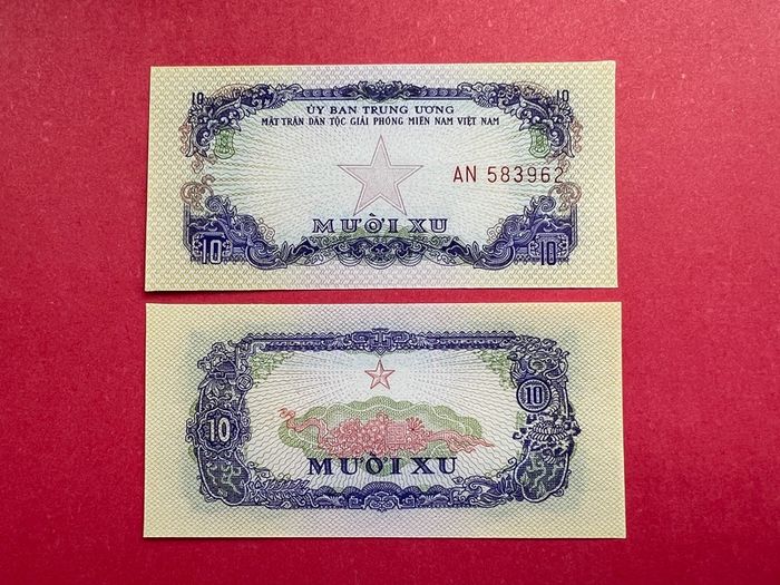 Viet Nam South. 10 Xu. 1963. Pick. Ri   ( Uncirculated )