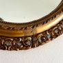 Gold vintage ornate wall mirror Image 2
