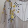 Stylish grey and lemon flower dress Image 7