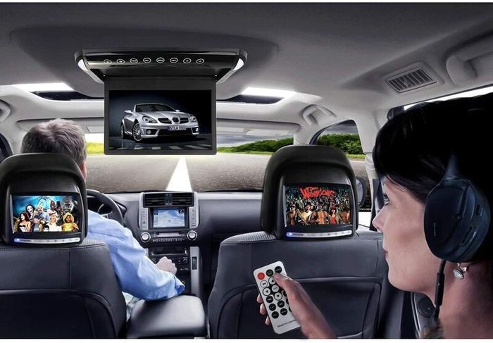 Ultra Slim 10.1" Car Roof Multimedia Monitor