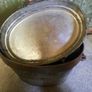 Vintage galvanise bucket with lid Image 3