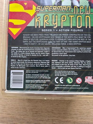 DC Direct Superman: New Krypton 7" BRAINIAC Action Figure Series 1