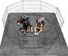 Dog Pee Pad Washable-Extra Large 125x168 cm Instant Absorb Training Pads Non-Slip Pet Playpen Mat Waterproof Reusable Floor Mat for Puppy/Senior Dog Whelping Incontinence Housebreaking