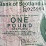 The royal bank of Scotland one pound note Image 3