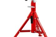 Pipe Jack Stand 1300lbs V-head With 2-ball Transfer Head