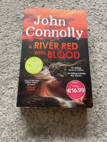 John Connolly A rivet red with Blood signed