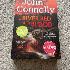 John Connolly A rivet red with Blood signed