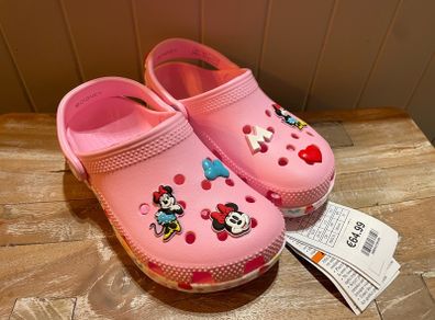 Disney Crocs Minnie clogs sandals girls size C12