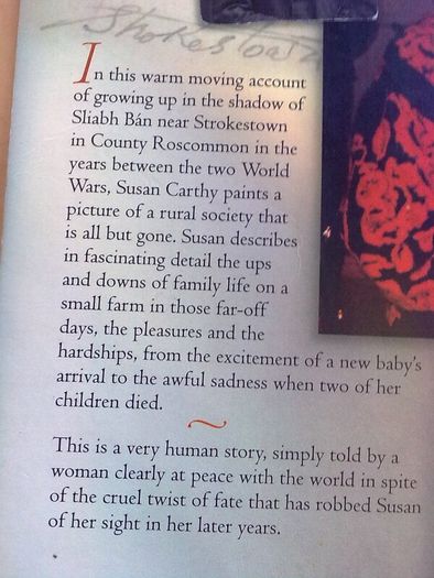 In the shadow of Sliabh Ban Susan Carty Ireland Irish Roscommon