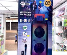 Outdoor Speaker Karaoke WDLR 2x 8-inch Speaker