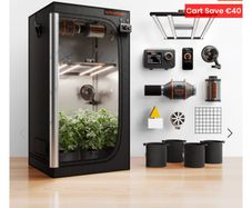 Remote controlled full indoor growing kit