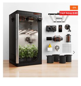 Remote controlled full indoor growing kit