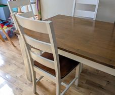 Dining table and chairs